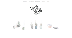 Desktop Screenshot of beanandbaileyceramics.com