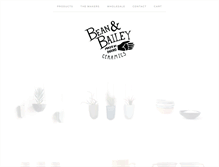 Tablet Screenshot of beanandbaileyceramics.com